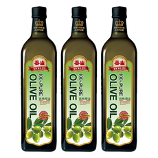 TAISUN 泰山 100%純橄欖油, 西班牙原瓶原裝進口, 750ml, 3瓶