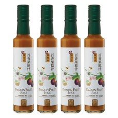 陳稼莊 百香果原汁 無加糖, 250ml, 4瓶