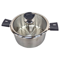 Mother Goose 鵝媽媽 比爾 316複合合金導磁湯鍋, 22cm, 1個