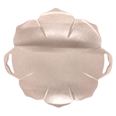 SILWA 西華 韓式陶瓷不沾燒烤盤 櫻花粉 1.1kg, 35cm, 1個