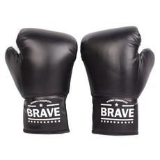 THEBRAVE 基本款拳擊手套, 黑色, 1組