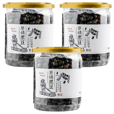松記 原烘黑豆 200g/罐 台灣零嘴, 3罐