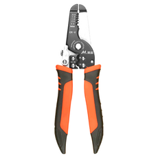 MYTEC 美科 多功能剝線鉗/壓線鉗/剪線鉗 175mm，合金鋼刀口鋒利，人體工學防滑手柄, 1個