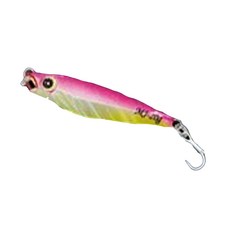 SAME 莎美 大肚魚 Minnow Jig 附鉤 30g #02 夜光, 1個
