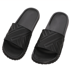 幾合休閒拖鞋-27, 270mm, 黑色