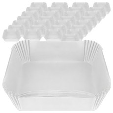 WE CHAMP 氣炸鍋專用烘焙紙 白色方形 Z0013, 100個