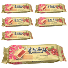 長松食品 蔓越莓酥 台灣好味 好口感 精心調製高品質, 175g, 6包