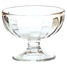 Ocean Glass 直紋冰淇淋杯, 透明, 6個