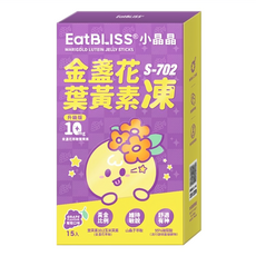 Eat BLISS 益比喜 小晶晶金盞花葉黃素凍升級版，含北歐山桑子和黑醋栗萃取，無防腐劑和人工色素, 150g, 1盒