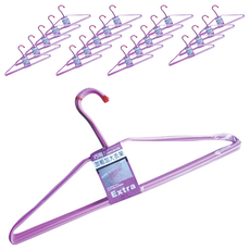 巧用 加粗加大衣架42cm 顏色隨機 衣物收納好幫手, 20個