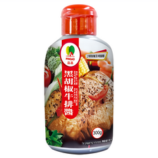 PINGAO 品高 黑胡椒牛排醬, 300g, 1瓶