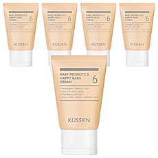 KUSSEN 葵森 寶寶益菌屁屁膏, 專利益生菌技術，高濃度氧化鋅配方, 50ml, 5條