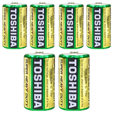 TOSHIBA 東芝 台灣公司貨 環保1號電池, 2顆, 3組