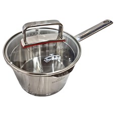 ARMADA 亞曼達 Tulip 鬱金香系列 單柄湯鍋，18/10 不鏽鋼材質，適用多種爐具, 16cm, 1個