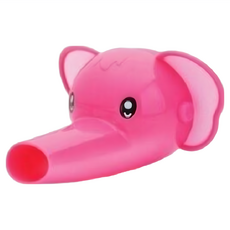 Edison 可愛大象水龍頭延伸器 BPA Free, 粉色, 1個