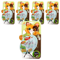 Catfeet 哈娜最愛好吃肉泥 天然無穀 獨立包裝, 鮪魚 + 牛磺酸, 60g, 5袋