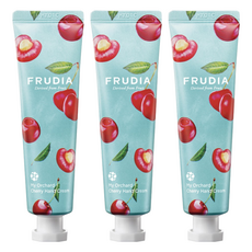 FRUDIA 台灣公司貨 文青果社 輕盈保濕護手霜 櫻桃, 30g, 3條