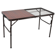 Lifecode 生活密碼 半鋁半網鋁合金折疊桌 120 x 60 x 70cm 5.1kg, 鋁合金 混色