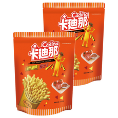 卡迪那 德州薯條 茄汁口味 中空造型 口感酥脆, 240g, 2包