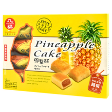 九福 鳳梨酥禮盒 台灣正點鳳梨酥 內餡酥軟 送禮自用, 250g, 1盒