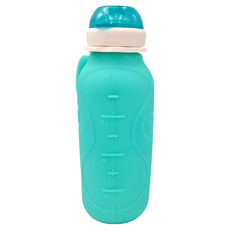 Squeasy Gear QQ隨身瓶 480ml 水壺, 水藍色, 1個