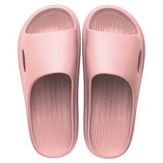 厚底室內拖鞋 Set, 一體成型設計 舒適柔軟 EVA材質 防滑構造設計, 250mm, 櫻花粉, 1組