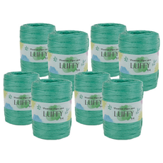 Filip Luffy系列紙線 綠色 100m 材質:紙 重量: 40g 粗細: 2mm, 8捲