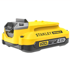 STANLEY TOOLS 20V滑軌式鋰電池2.0Ah 新系統用 S-SB202 原廠保固, 1入, 1個