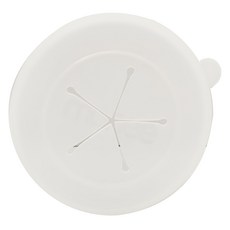 MONEE 100%白金矽膠 寶寶智慧矽膠碗零食蓋, 霧透, 1個