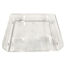 可疊加文件收納盒 尺寸32.5x25x7.5cm PET材質, 透明, 1