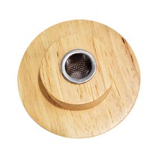 bargogo 煙燻木蓋, 木頭+不鏽鋼, SG2-PSC-03, 9 x 9 x 3.6cm, 1個