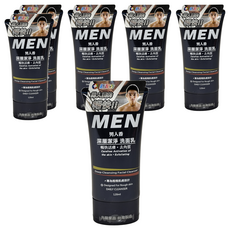 MEN 男人香 深層潔淨洗面乳, 暢快活膚 去角質, 專為粗糙肌膚設計, 120ml, 6條