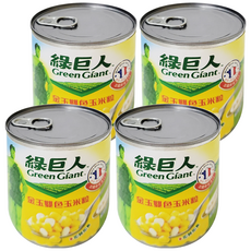 Green Giant 綠巨人 金玉雙色玉米粒, 340g, 4罐