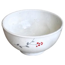 南天竹梨地5井-日本製 碗，直徑15.5cm，高8.5cm, 1個