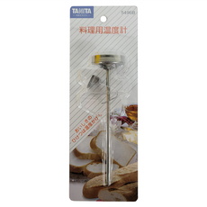 TANITA 塔尼達 機械式100度料理用溫度計 TT-5496B 附夾片 14.5 x 3.5cm 精準測量食物溫度, 1個