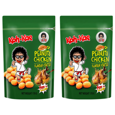 Koh-Kae 大哥 雞汁味花生豆, 外層酥脆 口感絕佳, 170g, 2包
