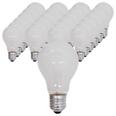 日亞 燈泡 60W 115V 燈帽 E-27, 磨砂, 25個