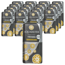 Lion Chemical 獅子化學 AQUAREFRE 廁所/室內消臭劑 除菸 柑橘香, 400ml, 20瓶