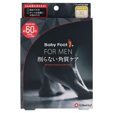 Baby Foot 寶貝腳 男士專用 L加大版 3D立體足膜 深層60分鐘 不含水楊酸 PH3.6 超溫和不刺激, 84ml, 1雙, 1盒