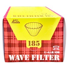 Kalita 波浪濾紙 50張/盒 - 咖啡濾紙推薦，輕鬆享受手沖咖啡樂趣, 1盒