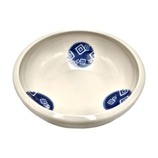 佐和陶瓷 藍三丸紋 4缽 陶瓷碗 容量250mL, 1個