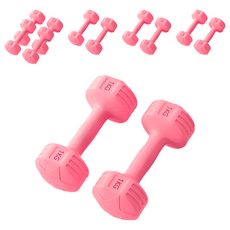 AD-ROCKET 絕美糖果啞鈴, 美觀色系 六角造型, 1kg, 6個