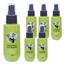 KU.KU Duckbill 酷咕鴨 尤加利萃取精油防蚊噴霧 100ml, 不含敵避, 遠離小黑蚊/病媒蚊, 6瓶