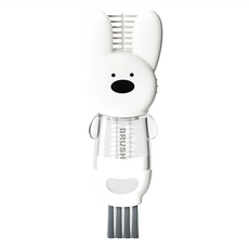 小麥購物 兔兔杯蓋刷 G767 37g, 白兔兔, 3個