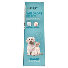 PURRY 派銳 犬貓潔耳滴劑 溫和清潔耳道 預防感染 減少異味 保持寵物耳道健康, 50ml, 1罐