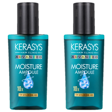 Kerasys 可瑞絲 Advanced 10X 保濕護髮精華, 補充水分, 適合乾澀毛躁髮質, 80ml, 2瓶