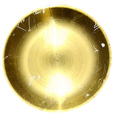 韓式佐料碟 9cm, 金色, 1個