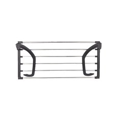 德利生活 窗台收納架 (67*32公分)大號 可收起折疊 免安裝多用途, 1個, 銀色