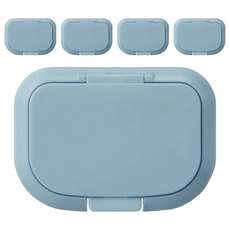 Skater WTL1AG 可重複使用濕紙巾蓋, 天藍色, 5個