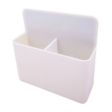 塑膠磁性筆筒, 1個, 白色